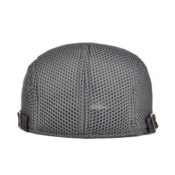 Mesh Beret Hat Summer Ivy Cap Classic Flat Cap - Picture 4 of 7